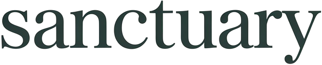 Sanctuary White Logo